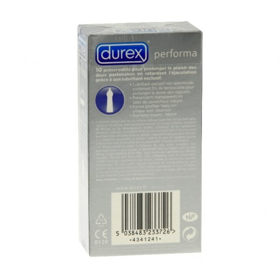 Durex performa 10 préservatifs