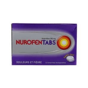 Nurofentabs 200mg 12 Comprimés Orodispersibles