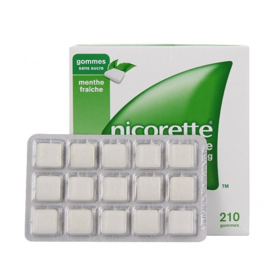 Nicorette menthe fraiche...