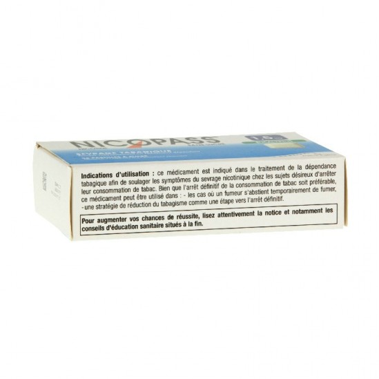 Nicopass 1.5Mg Sans Sucre...