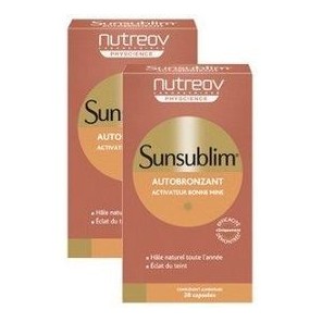 Nutreov sunsublim autobronzant duo 28 capsules