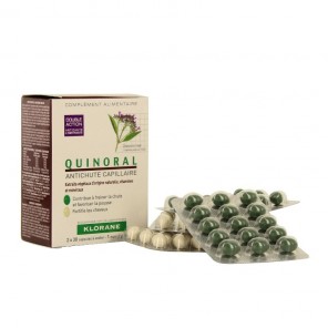 Klorane quinoral antichute capillaire trio 60 gélules