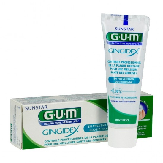 Gum gingidex dentifrice 75ml