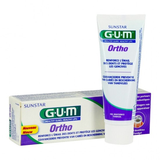 Gum ortho gel dentifrice 75ml