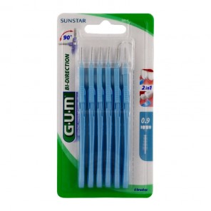 Gum brossettes interdentaires gum bidirection 0.9mm