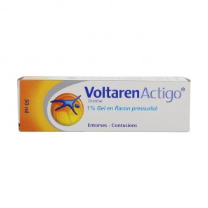 Voltarenactigo 1 % gel en flacon pressurisé 50ml