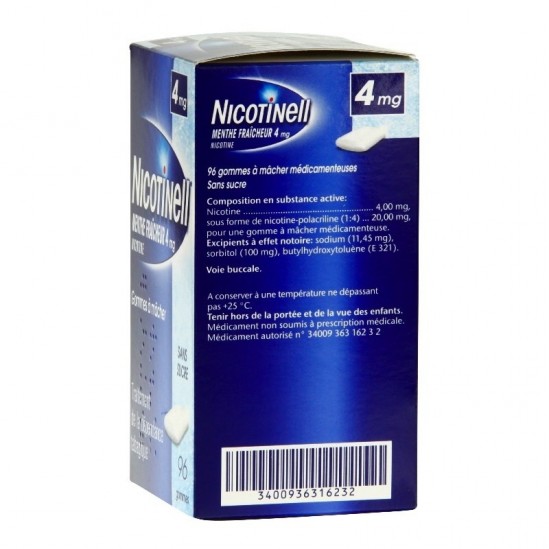 Nicotinell 4mg menthe...