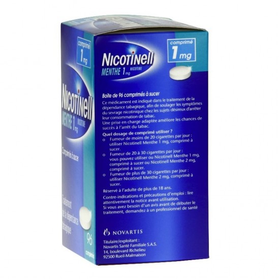 Nicotinell menthe 1 mg 96...