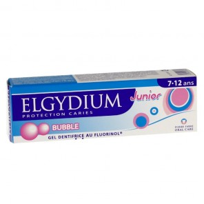 Elgydium dentifrice junior protection caries 7-12 ans bubble 50ml