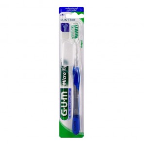 Gum microtip brosse à dents medium compacte 473