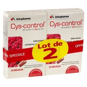 Arkopharma Cys-Control Duo 2x20 gélules