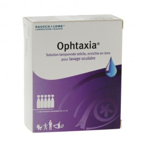 Bausch & Lomb Ophtaxia Solution pour Lavage Oculaire 10 unidoses