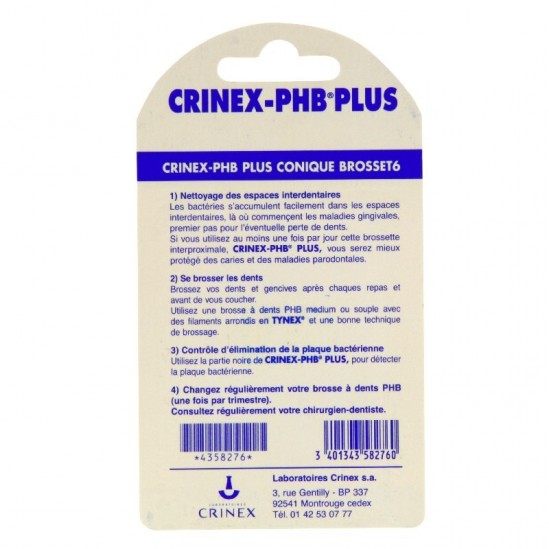 Crinex Phb plus brossettes...