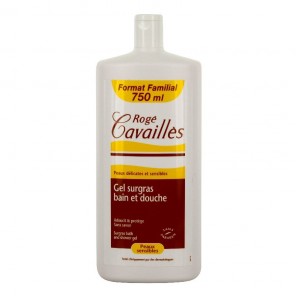 Rogé Cavaillès gel surgras bain et douche 1 litre