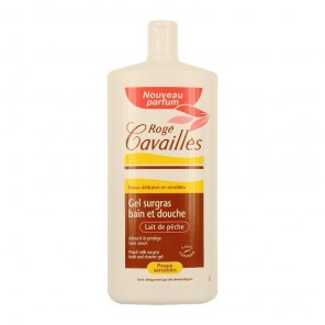 Rogé Cavaillès gel surgras bain et douche lait de peche 750ml