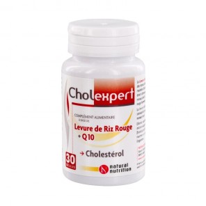 Natural Nutrition Cholexpert Levure de Riz Rouge 30 gélules