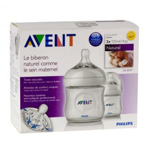 Avent Biberon Natural Lot 2x125 ml