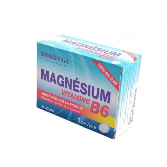 Urgo Vital magnésium et vitamine B6 45 comprimés