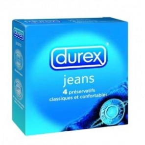 Durex 4 préservatifs jeans