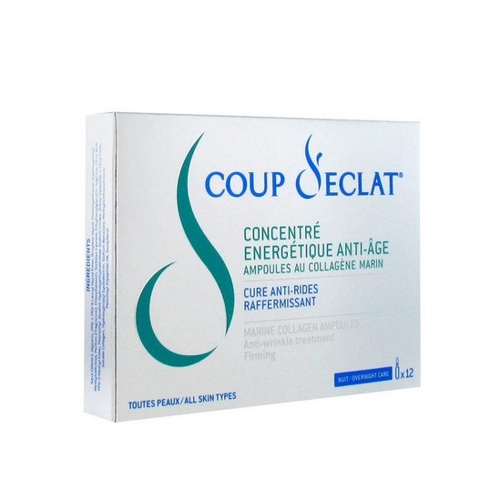 Coup d'éclat concentré énergétique anti-age 12 Ampoules