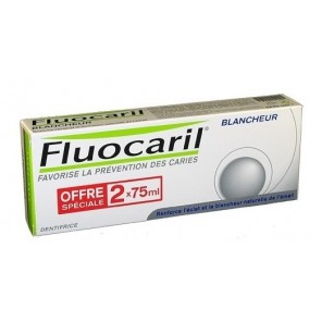 Fluocaril blancheur dentifrice duo 75ml