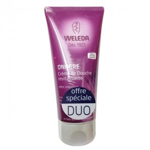 Weleda crème de douche onagre revitalisante lot de 2 x 200ml