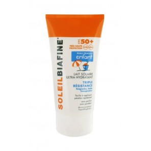 Soleilbiafine Lait Solaire Ultra-Hydratant Enfant SPF50+ Triple Résistance 150 ml