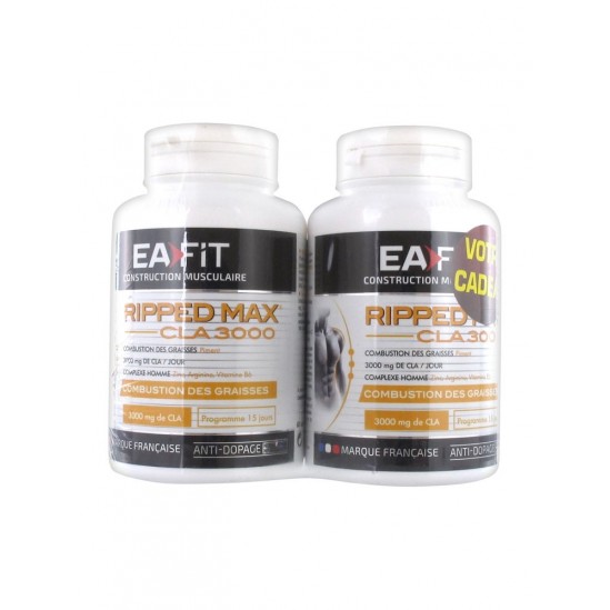 Eafit Ripped Max CLA 3000 Lot de 2x60 capsules