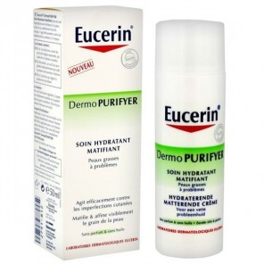 Eucerin Peau Sèche Dermo Purifyer Soin Hydratant Matifiant 50 ml