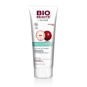 Nuxe  bio-beauté  gelée nettoyante rééquilibrante à l'extrait de cranberry 200ml 