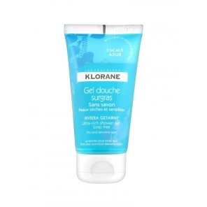 Klorane Gel Douche Surgras Escale Azur 75 ml