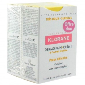 Klorane dermo pain peaux délicates duo 2 x 100g