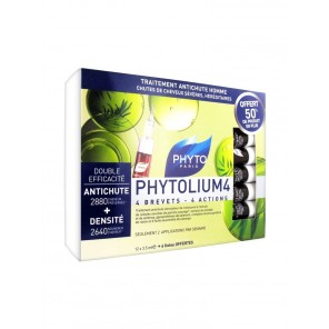 Phyto Phytolium 4 Traitement Antichute Homme 18 Fioles