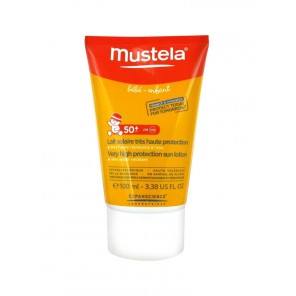 Mustela Lait Solaire SPF 50+ Bébé - Enfant 100ml