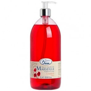 Le Comptoir du Bain Savon Liquide de Marseille Coquelicot 1 litre