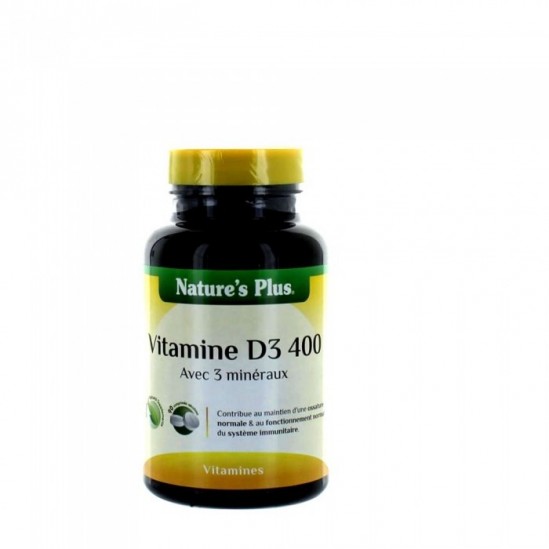 Nature's Plus Vitamine D3 400 90 comprimés