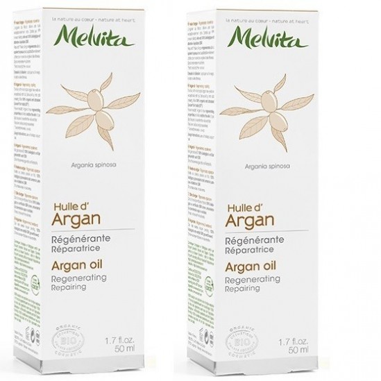 Melvita Huile D'argan Bio Duo 2x 50 ML