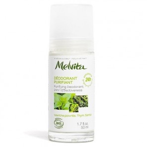 Melvita déodorant purifiant efficacité 24H 50 ml