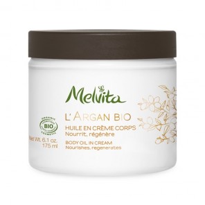 Melvita l'argan bio huile en crème corps 175 ml