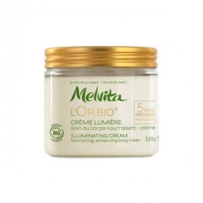 Melvita l'or bio lumière corps 175ml