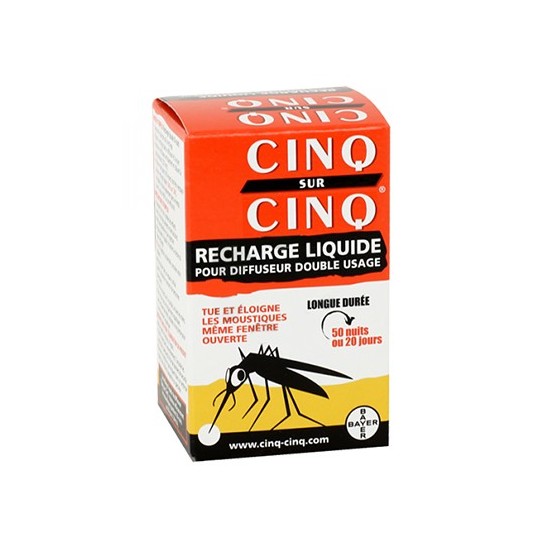 Cinq sur Cinq Recharge Liquide pour Diffuseur 50 nuits