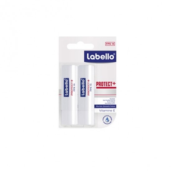 Labello stick à lèvres protect + 2 x 4,8 g 