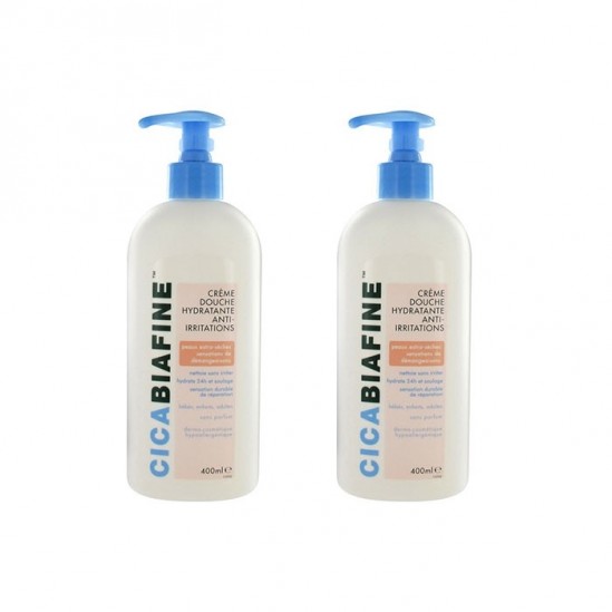 CicaBiafine Crème Douche Anti-Irritations 2 x 400 ml