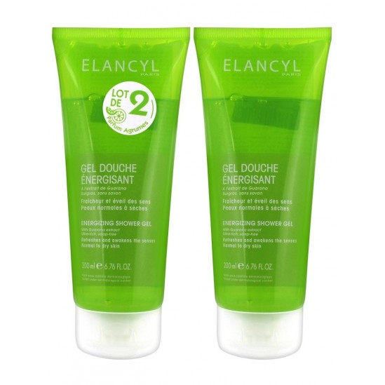 Elancyl Gel Douche Energisant Lot de 2x200ml