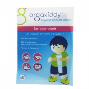 Orgakiddy sac pour vomir x 3