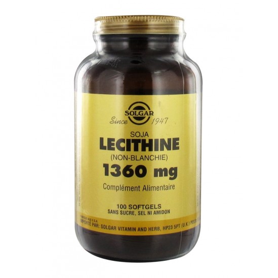 Solgar Lecithine 1360mg 100 gélules