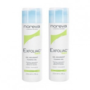 Noreva exfoliac gel moussant 2 X 200ml