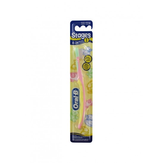 Oral B Stage 1 de 4 à 24 mois Brosse à Dents x1