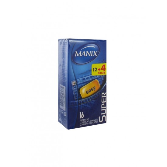 Manix Easy Super 12 Préservatifs + 4 Gratuits