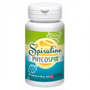 spiruline phycospir 180 comprimés